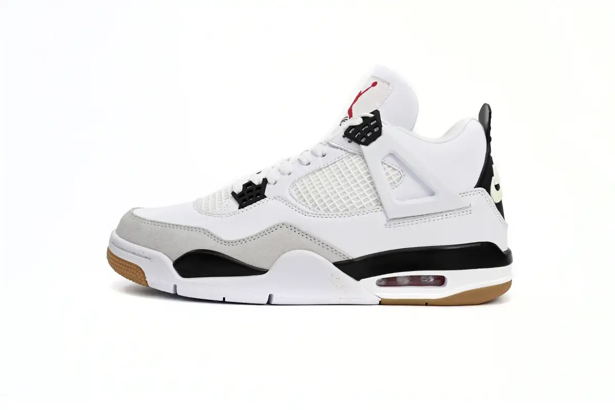 Air Jordan 4 SB White Black